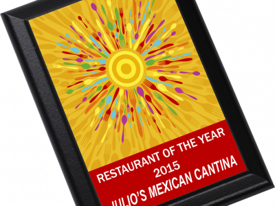 Reward for the Restaurant of the year 2015
