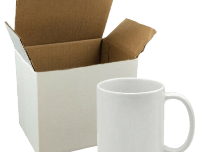 White Mug & box